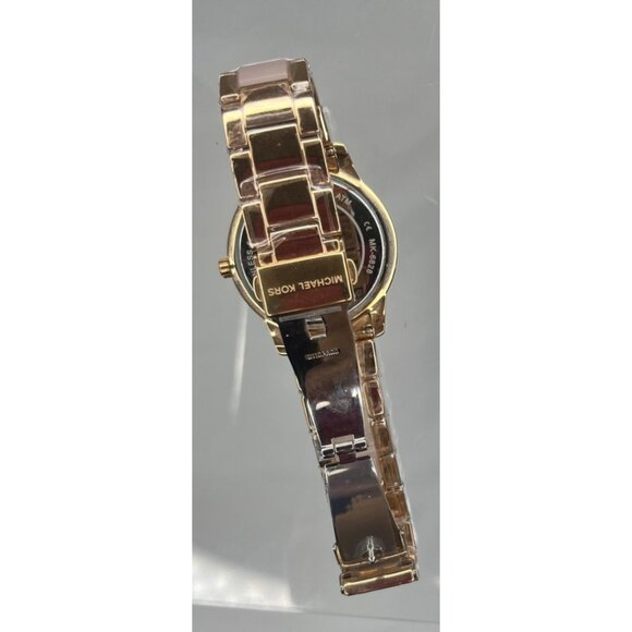 Michael Kors Womens Rose Gold-Tone Diamond WATCH Designer Sleek ICONIC Mk6928 - Picture 11 of 13